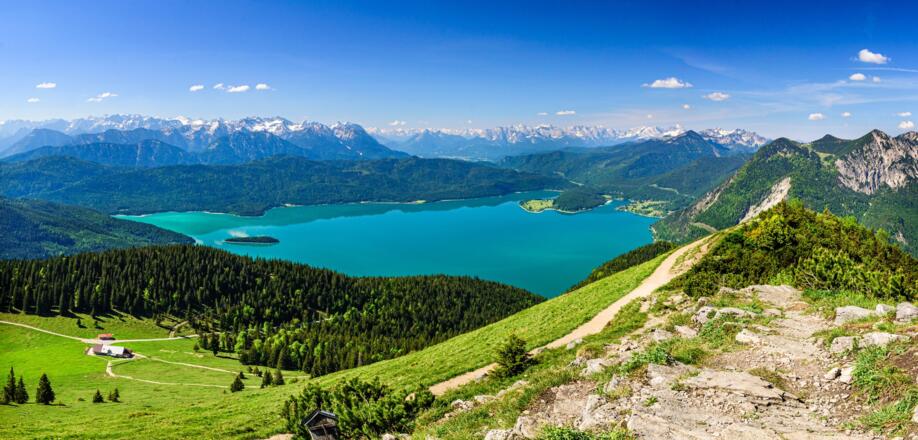 Jochberg mit Walchensee