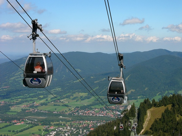 Die Brauneck-Bergbahn in Lenggries