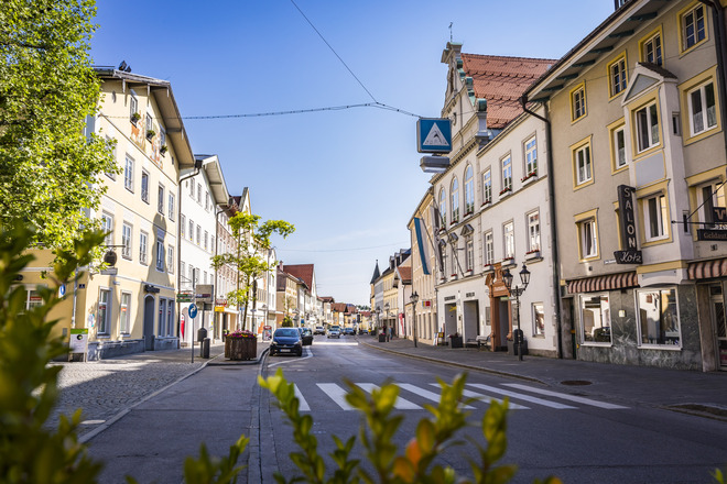 Marktstraße in Wolfratshausen