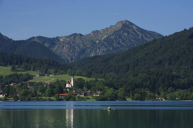 Altwiessee mit dem Kampen im Hintergrund