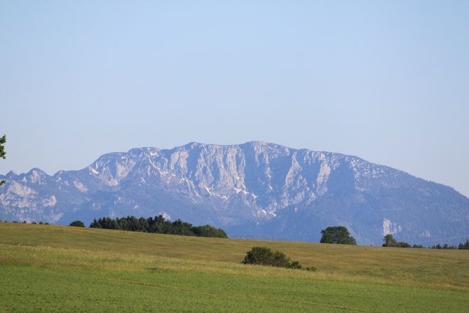 Benediktenwandblick von Münsing