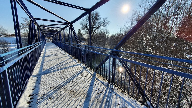 Blaue Brücke Loisach