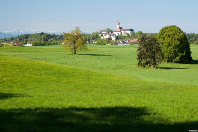 Wiesen vor Andechs