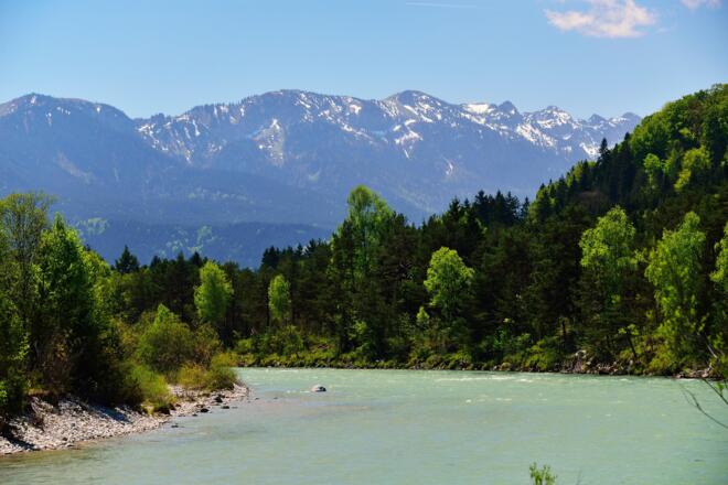 Blick auf die Isar