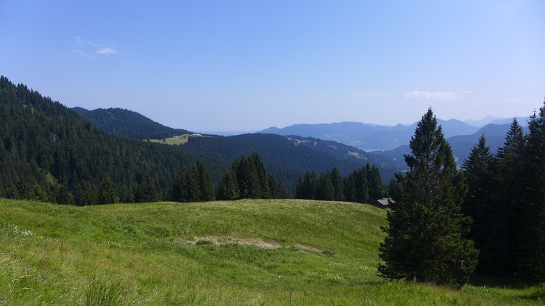 Weg zum Hirschbachsattel