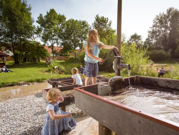 Wasserspielplatz Umweltstation mooseum
