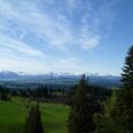 Aussicht vom Auerberg ins Allgäu