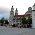 Kempten: St. Lorenz Basilika und Wochenmarkt