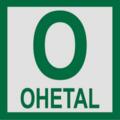 Markierung Ohetal-Radweg