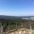 Ausblick vom Aussichtsfelsen am Rudolfstein
