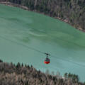 Die Predigtstuhlbahn über dem Saalachsee