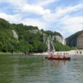 Bootswanderung auf der Donau von Weltenburg nach Kelheim