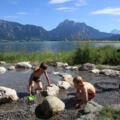 Wasserspielplatz am Familienbadeplatz St. Urban