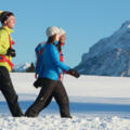 Winterwandern mit Blick auf den Säuling