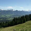 Blick auf den Allgäuer Hauptkamm