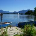 Chiemseeufer beim Fischer am See