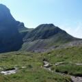 Westseite des Tschingel vom Bathümeljoch rechts, 2305m.