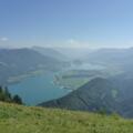 Blick vom Zwölferhorn auf den Wolfgangsee