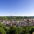 Passau: Panoramablick von der Veste Oberhaus
