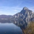 Traunstein mit Traunsee. Z09