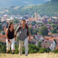 Wanderer über Bad Mergentheim