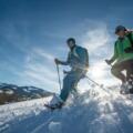 Auf Schneeschuhtour in Oberstaufen