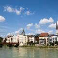 Blick auf Wasserburg am Inn