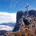 Gipfelkreuz bei der Himmelpforthütte 1735m