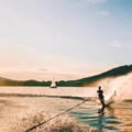 Wasserskifahren am Attersee