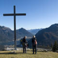 Einmalige Gipfelaussicht vom Feilkopf auf das Rofangebirge und den Achensee