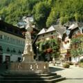 Marktplatz im Zentrum von Hallstatt