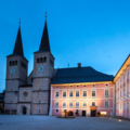 Das Königliche Schloss Berchtesgaden bei Nacht
