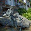 Der junge Kneipp - Brunnen vor dem Rathaus Bad Grönenbach