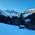 Winterliche Landschaft im Rätikon