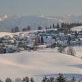 Scheidegg im Winter - Blick von Allmannsried