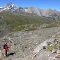 Weg in Richtung Peischlachtörl mit Blick auf den Großglockner