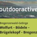 Trailrunning-Strecke im Bregenzerwald-Gebirge: Wolfurt - Bödele - ...