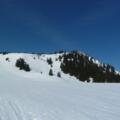 Pfrontner Alpe (1456 m) - Blick auf den Schönkahler im Winter