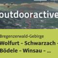 Trailrunning-Strecke im Bregenzerwald-Gebirge: Wolfurt - Schwarzach - Bödele ...
