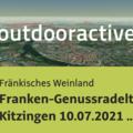 Radtour im Fränkischen Weinland: Franken-Genussradeltour Kitzingen 10.07.2021 / Yummytours
