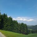 Ausblick nach St. Georgen am Walde entlang der Radtour