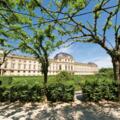 UNESCO-Weltkulturerbe Würzburger Residenz mit Hofgarten im Fränkischen Weinland