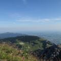 Blick vom Aggenstein auf den Breitenberg und das Voralpenland
