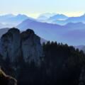 Bergtour Ettaler Manndl - Gipfel mit Estergebirge und Fernblick bis zum Wilden Kaiser