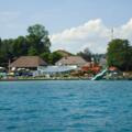 Erlebnisbad Attersee, Blick vom See