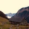 Sonntagkaralm 1180m, oberste Hütte