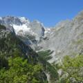 Herrlicher Ausblick vom Hupfleitenjoch/Schwarzenkopf Richtung Zugspitze