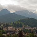 Blick vom Herzogberg auf Berchtesgaden und den Untersberg