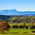 Feine Ausblicke Richtung Zugspitze und Ammergauer Alpen