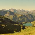 Blick vom Zeigersattel zum Seealpsee